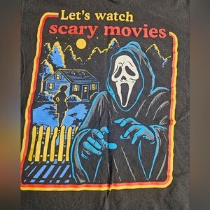 HALLOWEEN Ghost Face Graphic Tee Size Medium